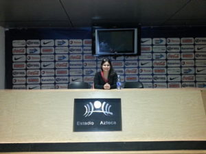 Sala de prensa Estadio Azteca