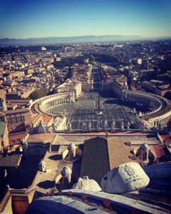 Roma desde la Cúpula de la Basílica