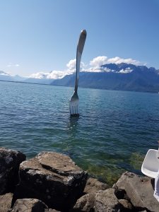 El Tenedor, Lago Lemán, Vevey
