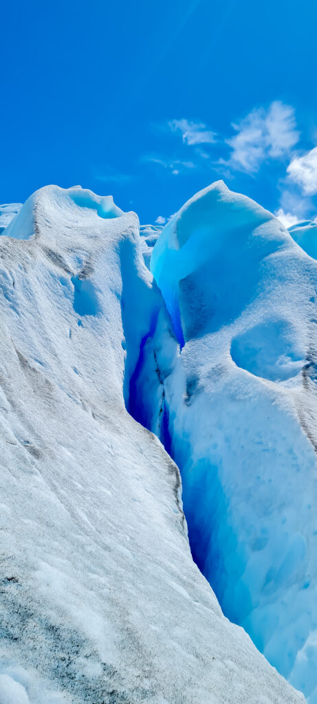 Caminando en el glaciar Perito Moreno